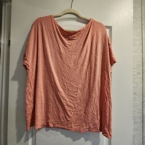Piko 1988 Coral Blouse Size L Euc